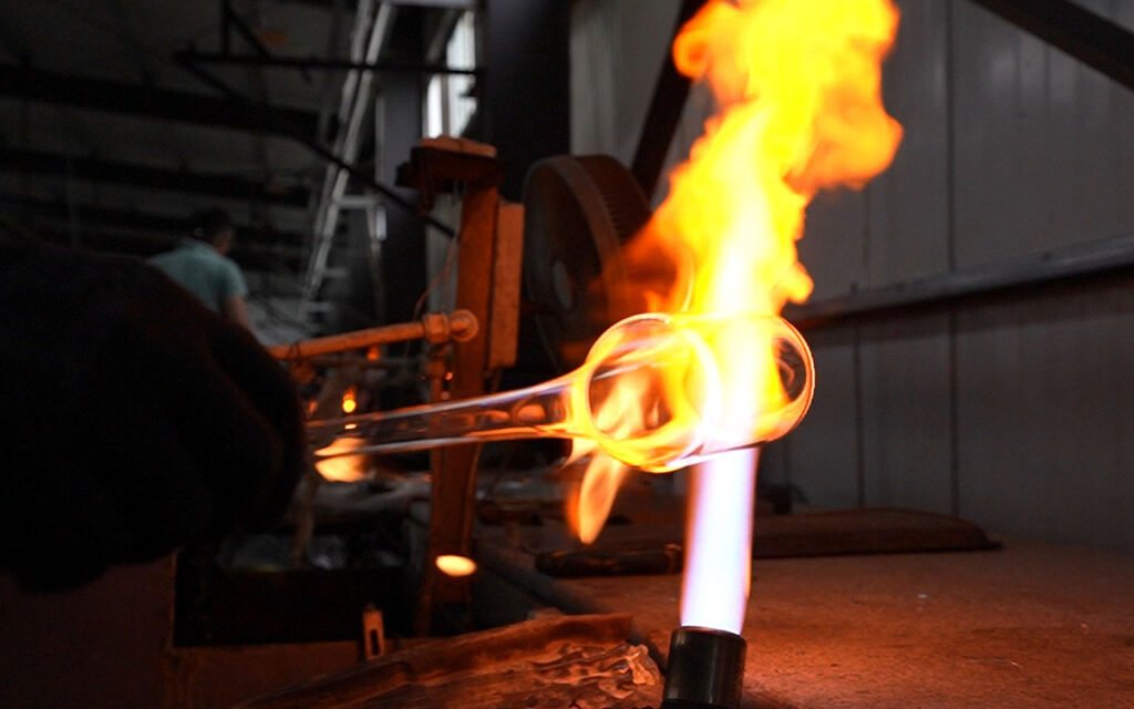 Glass factory